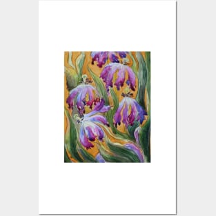 Tulips Watercolor Painting Posters and Art